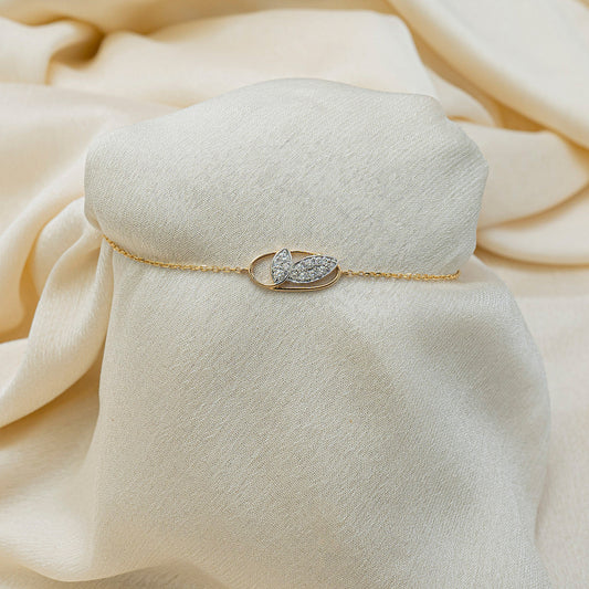 Leaf Diamond Bracelet
