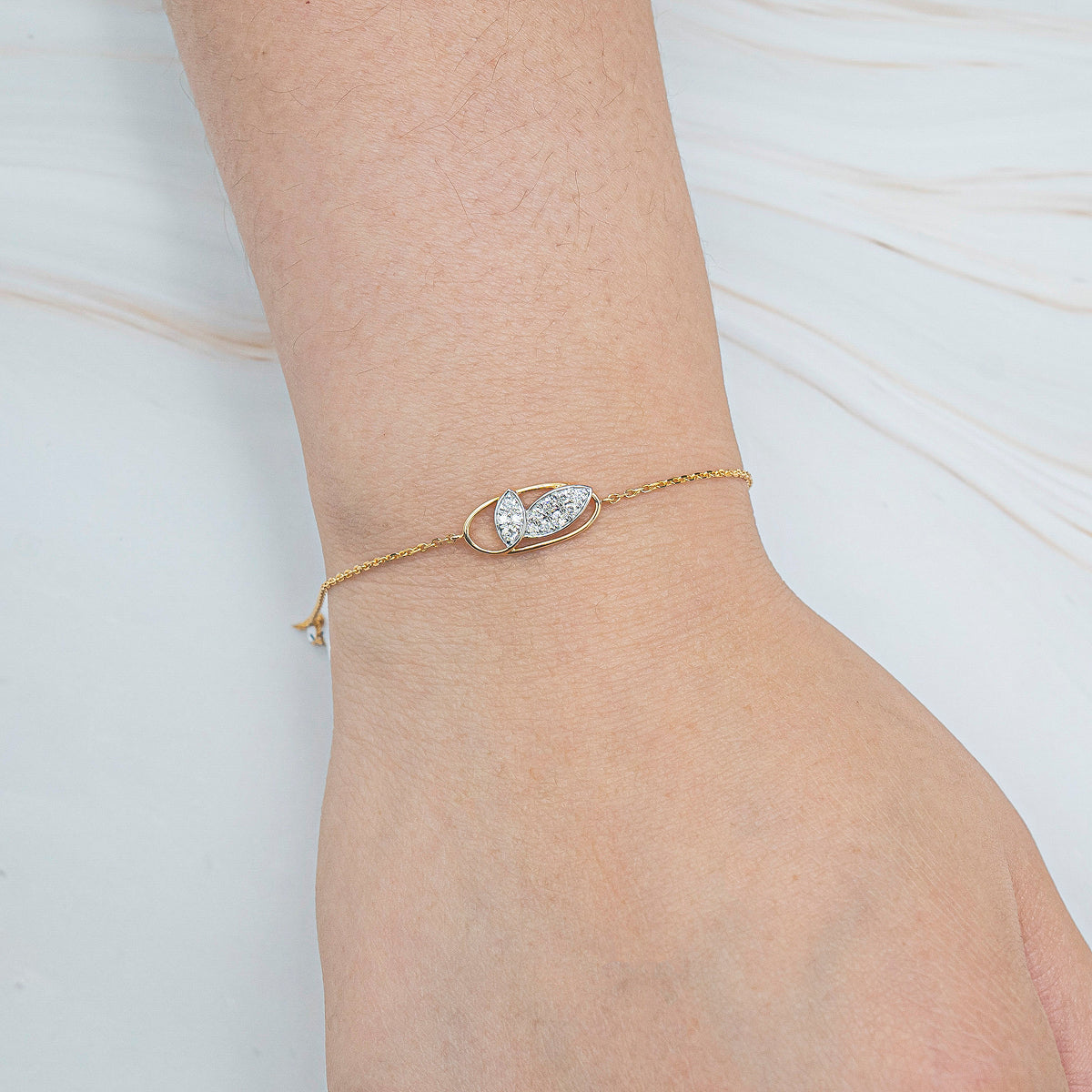 Leaf Diamond Bracelet