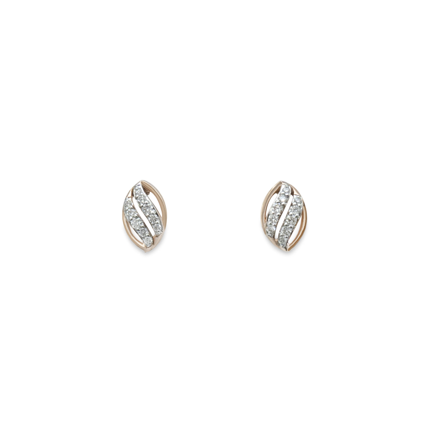 Gilded Leaf Studs