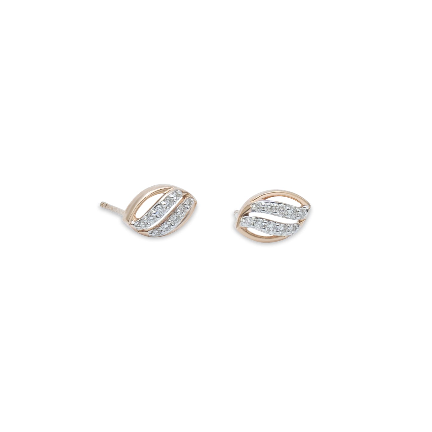 Gilded Leaf Studs
