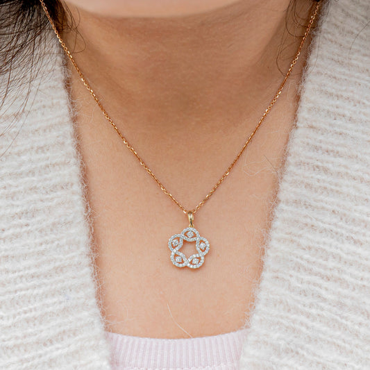 Celestial Star Diamond Pendant