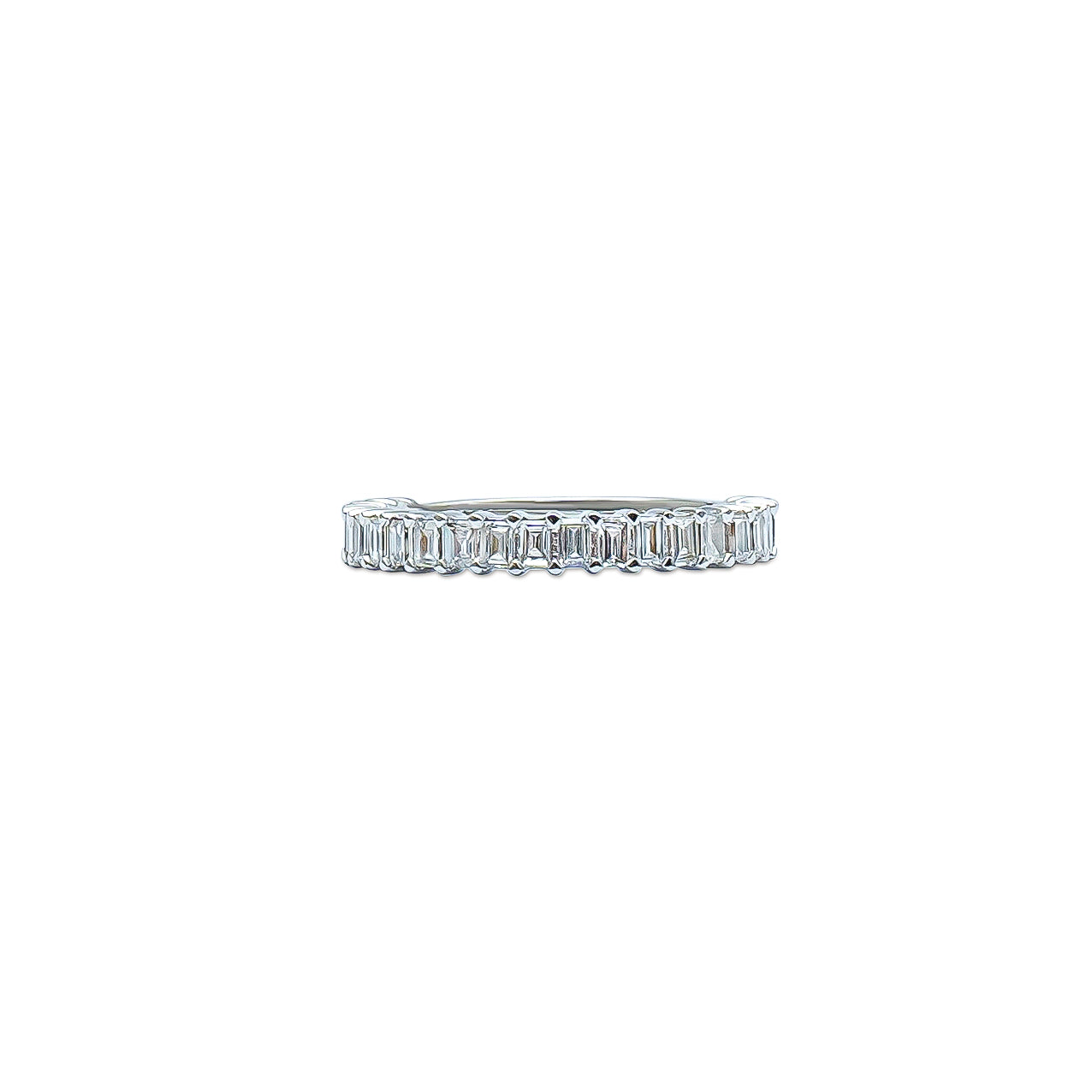 Eterna Emerald Wedding Band