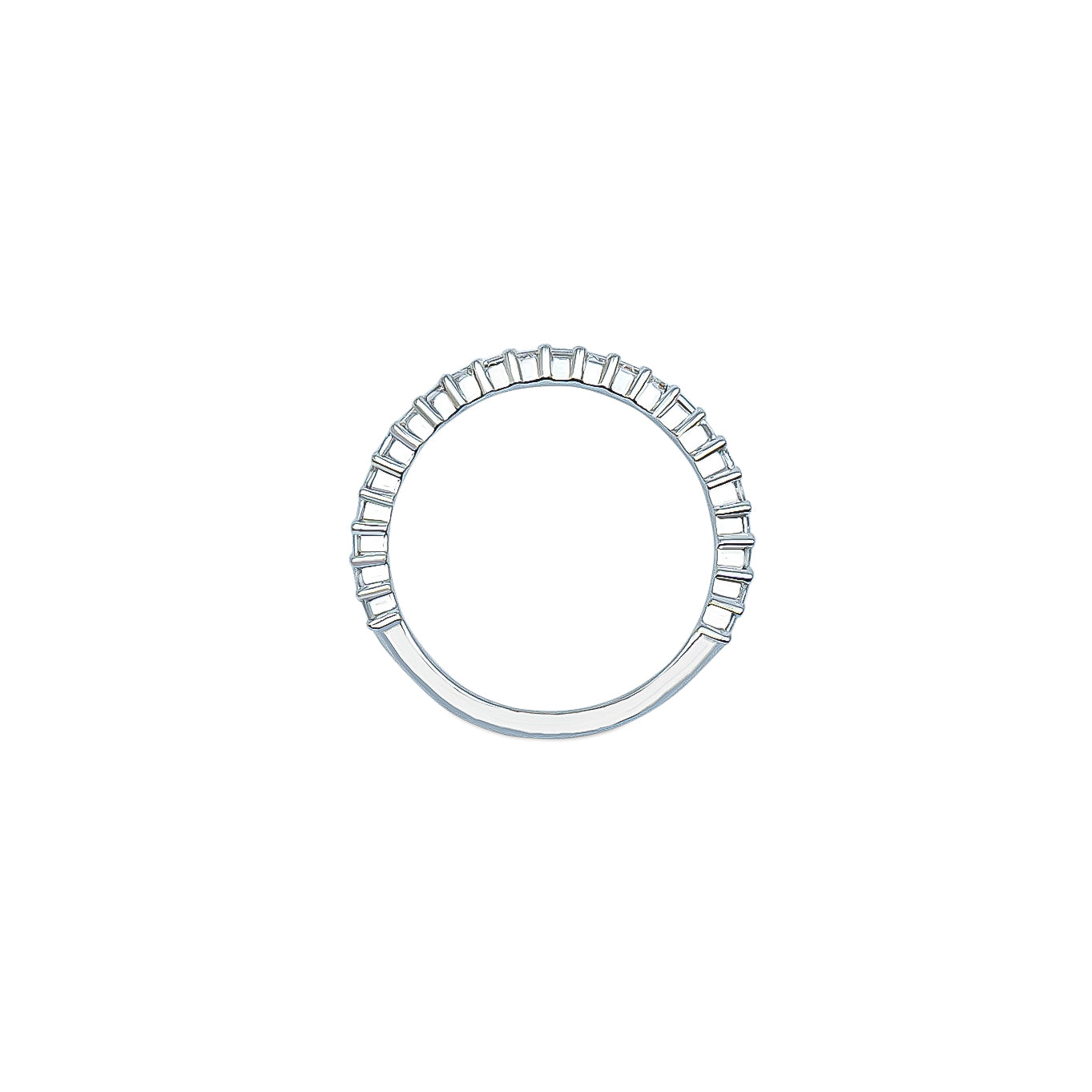 Eterna Emerald Wedding Band
