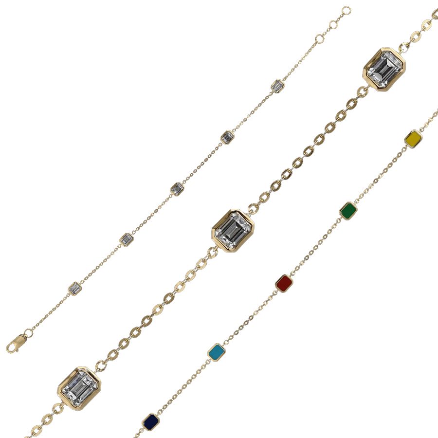 Emerald Diamond Bracelet