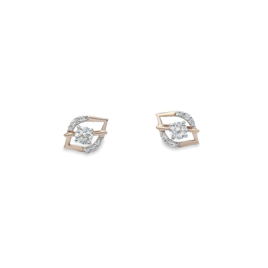 Diamond Evileye Stud Earrings