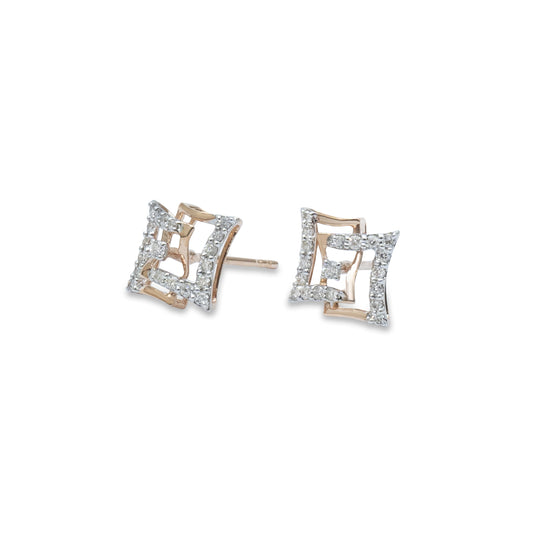 Diamond Duet Studs