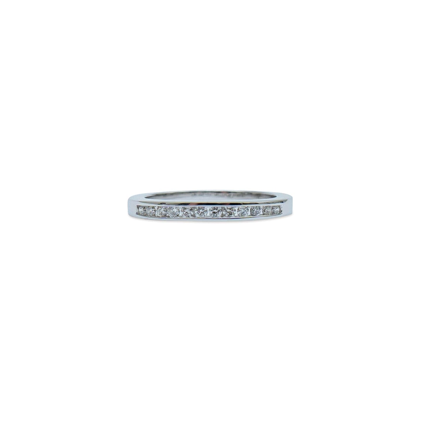 Eternal Light Channel Setting wedding band