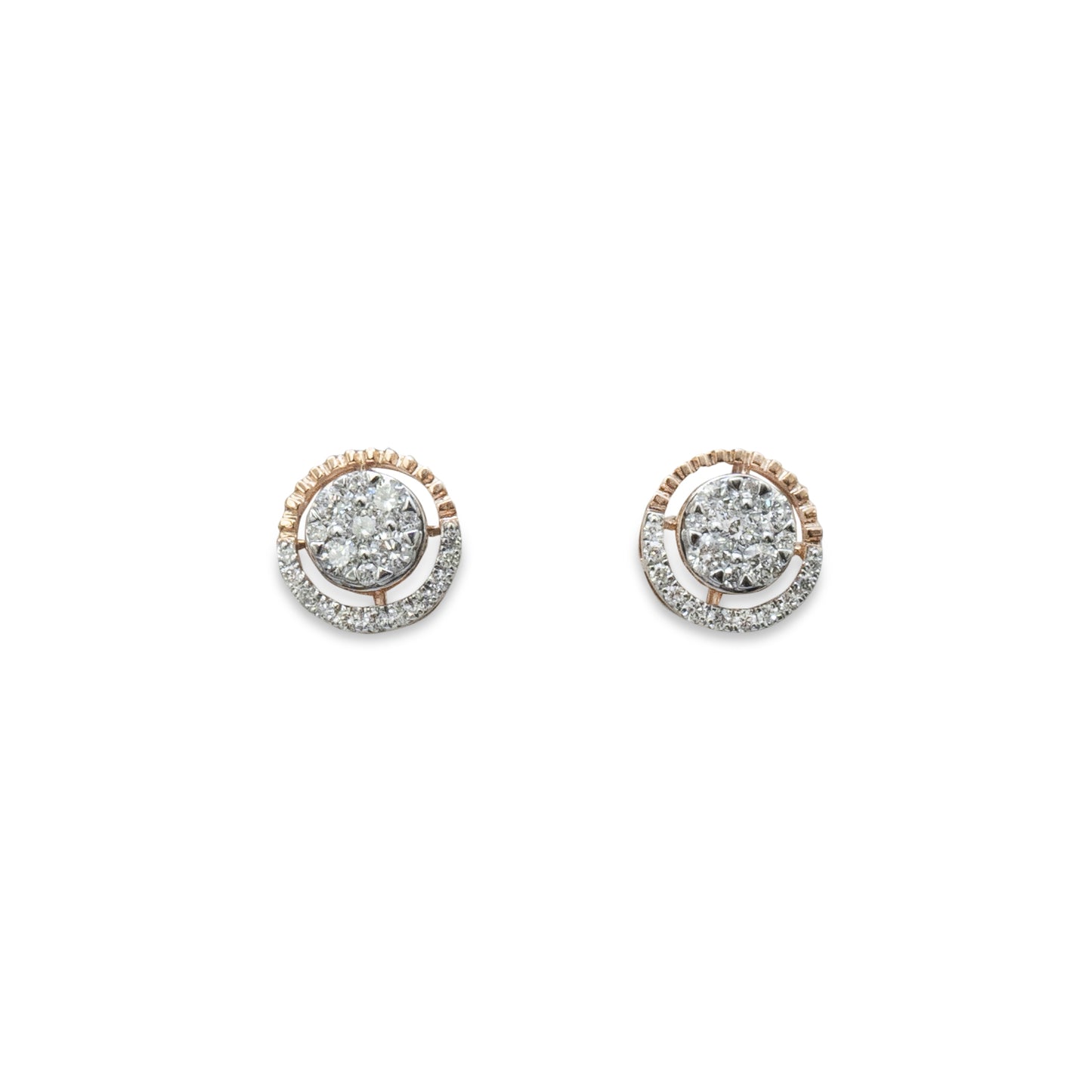 Infinity Swirl Diamond Studs