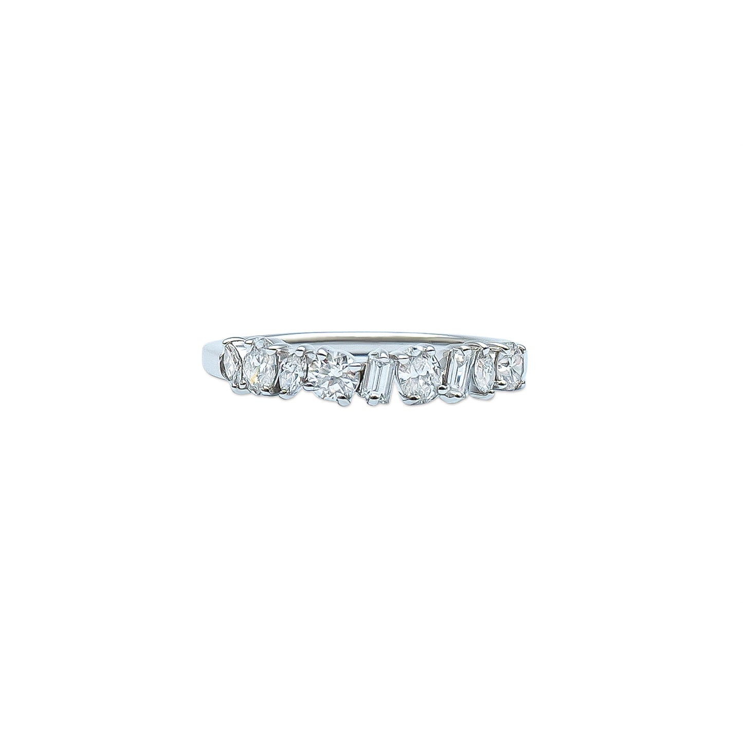 Fancy Cut Diamond Band