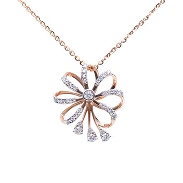 Bow Diamond Pendant
