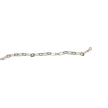The Lumiere Diamond Accent Paperclip Bracelet