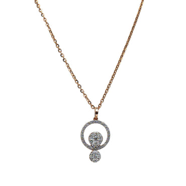 Luna Orbit Diamond Pendant