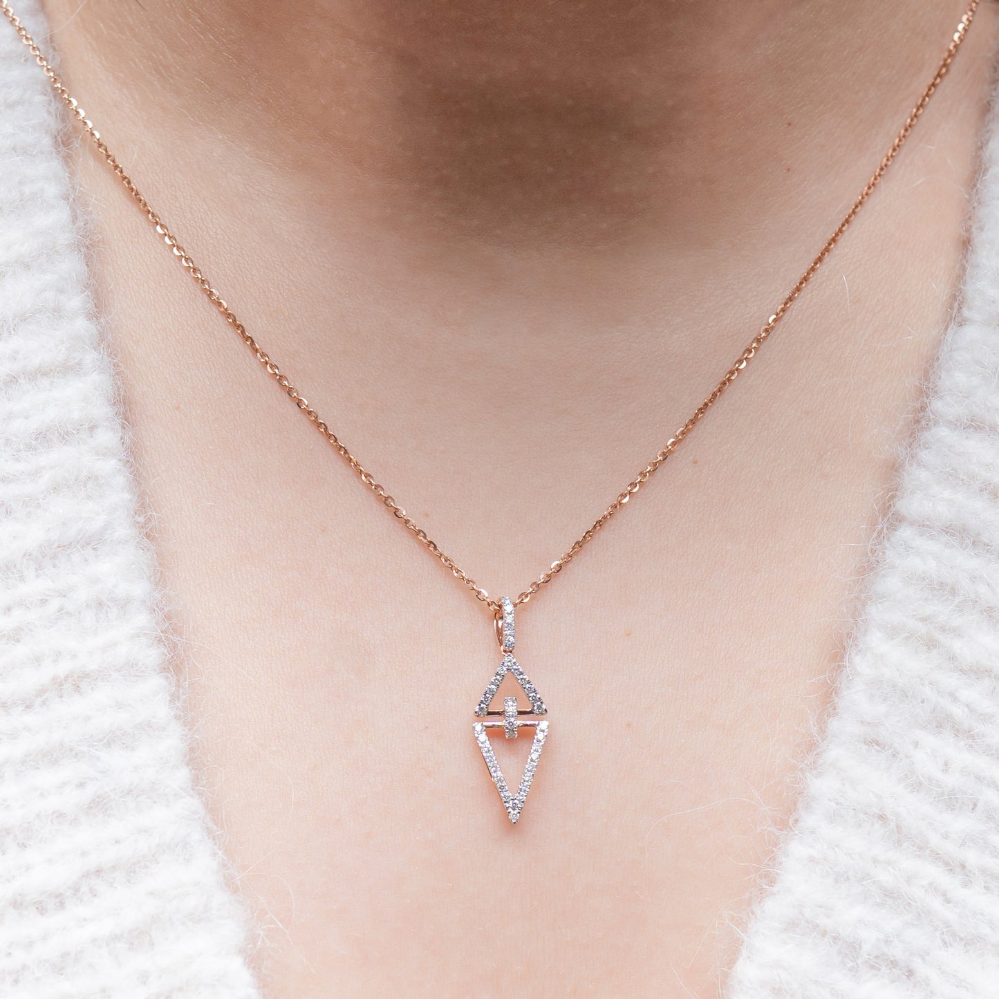 Dual Triangle Pendant