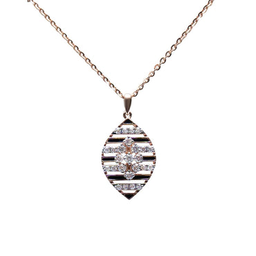 Midnight Marquise Pendant