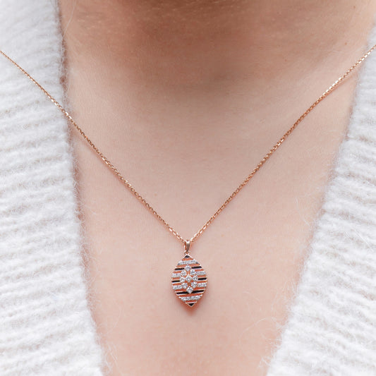 Midnight Marquise Pendant