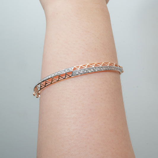 Radiant Diamond Bangle