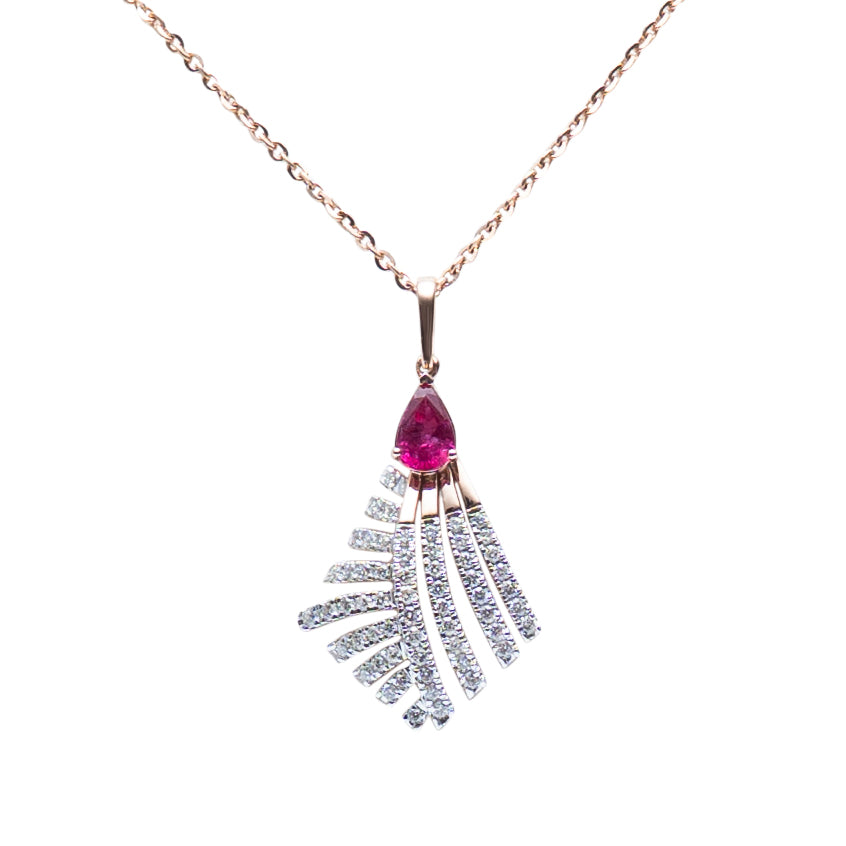 Ruby Radiant Pendant
