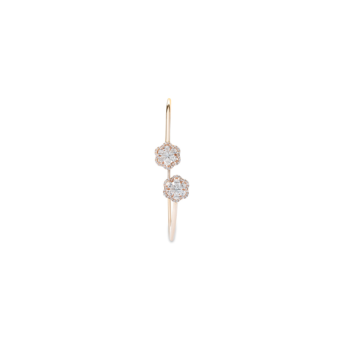 Pear Cut Flower Bracelet