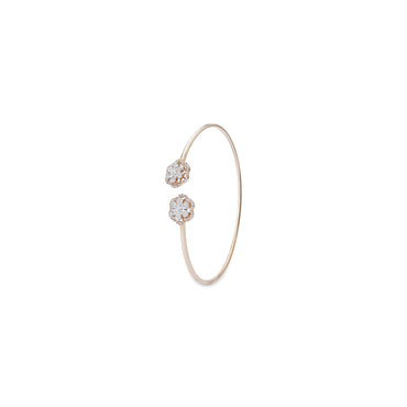 Pear Cut Flower Bracelet