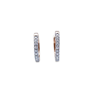 The Effortless Diamond Hoops