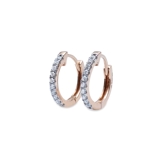 The Effortless Diamond Hoops