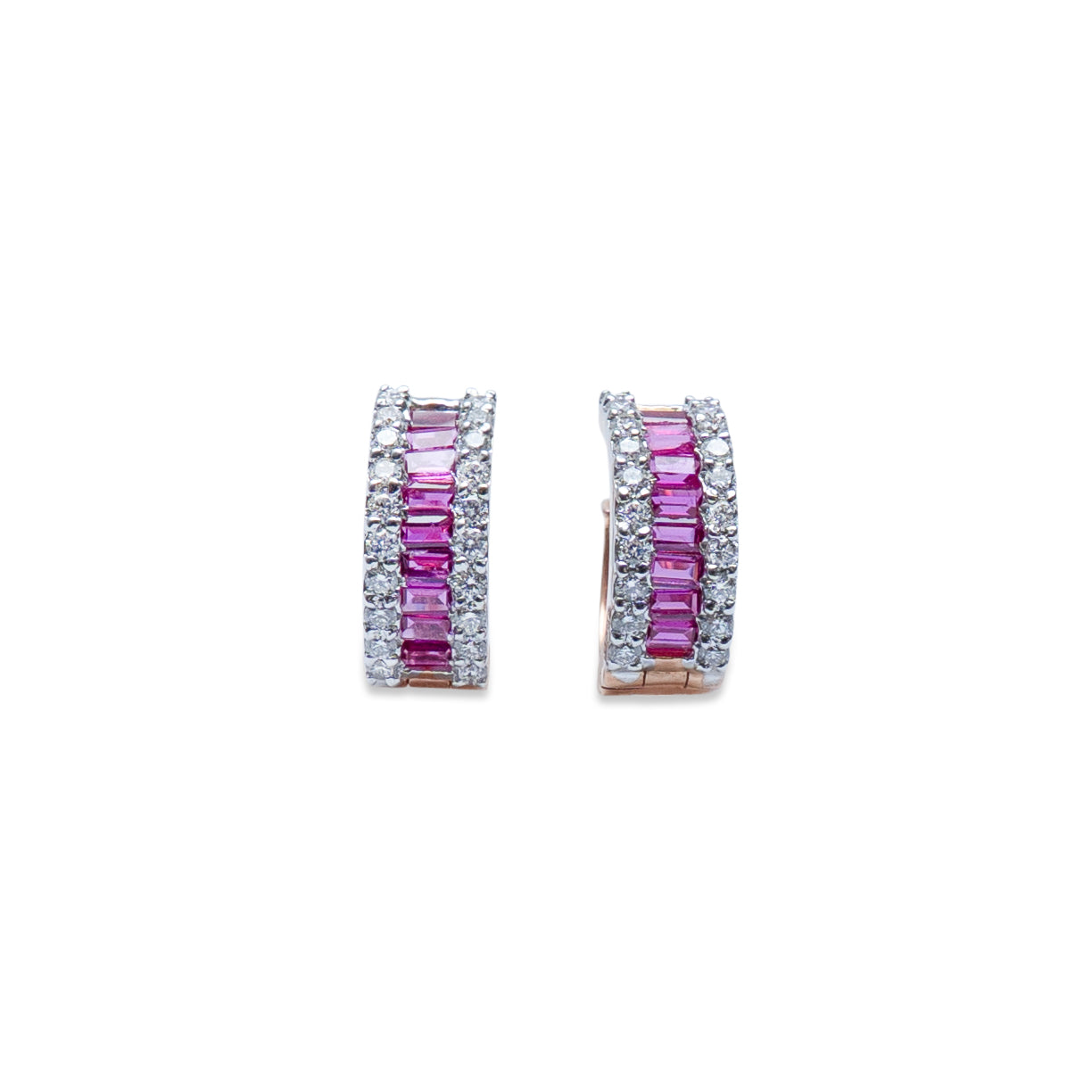 The Ruby Cascade Hoops