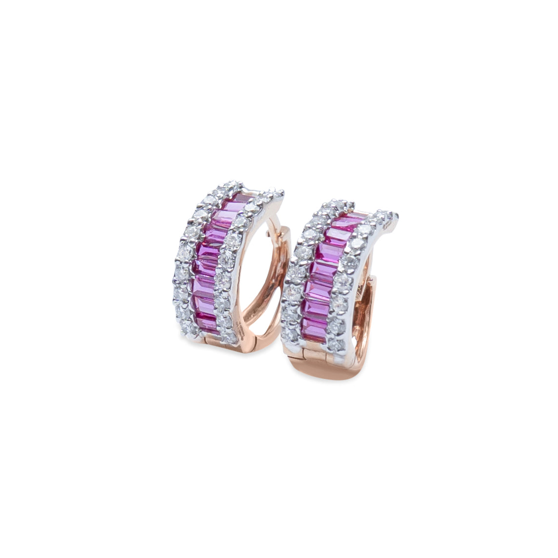 The Ruby Cascade Hoops