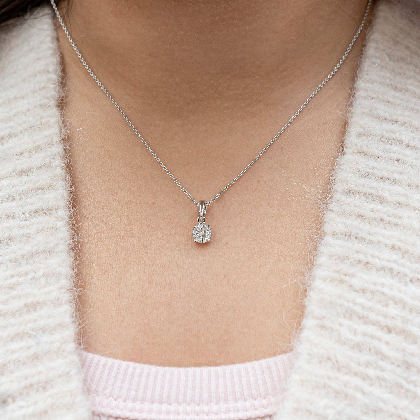 Étoile Diamond Pendant & Earrings Set