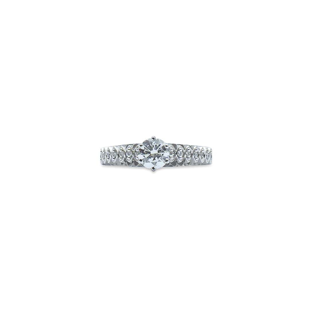 Radiant Heritage Solitaire Ring