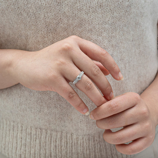 Radiant Heritage Solitaire Ring