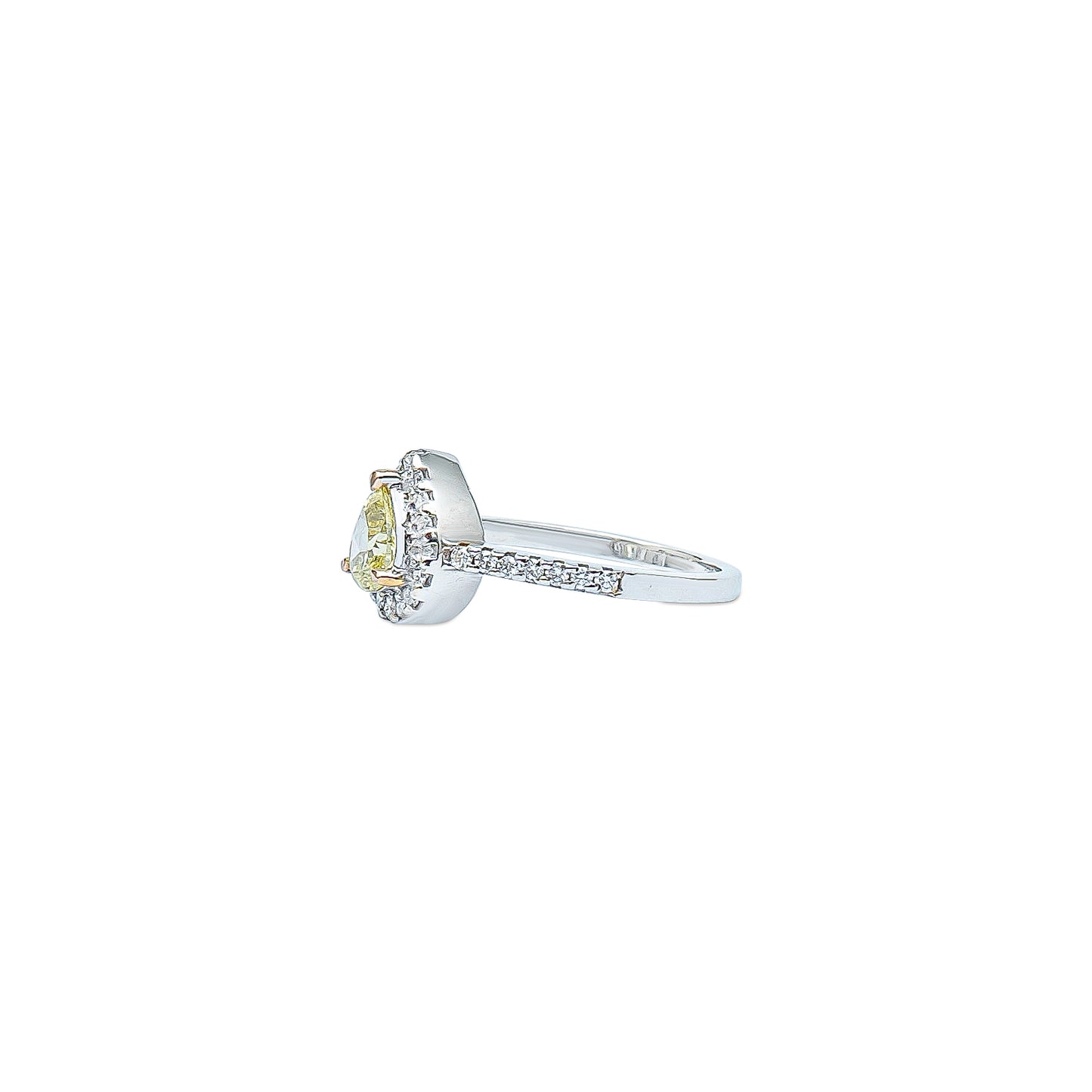 Fancy Intense Yellow Pear Diamond