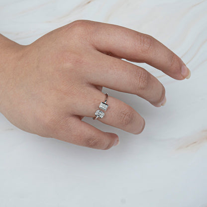 Cluster Toi et Moi Ring