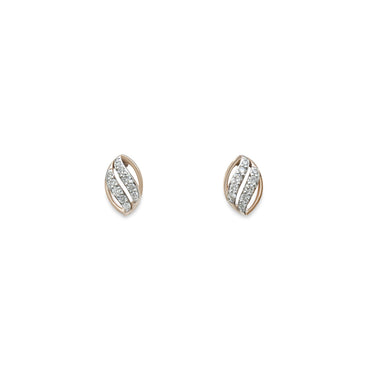 Gilded Leaf Studs