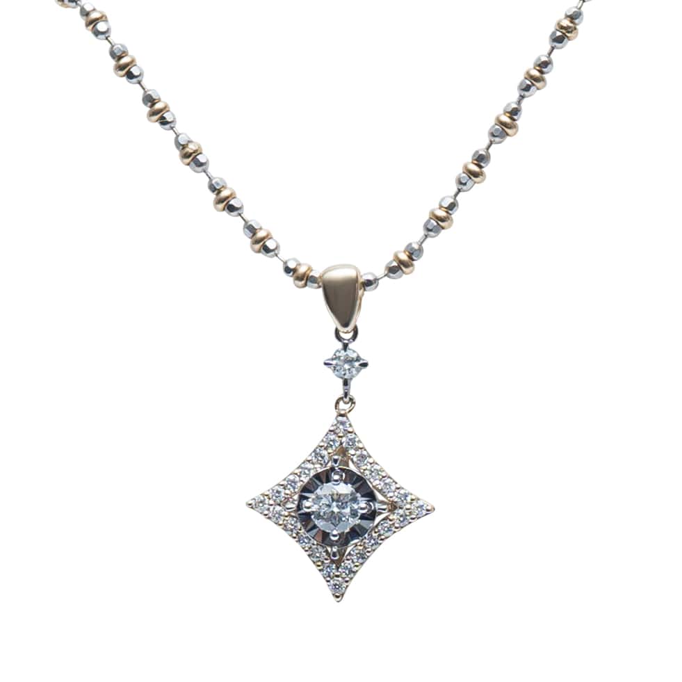 Dainty Star Diamond Pendant
