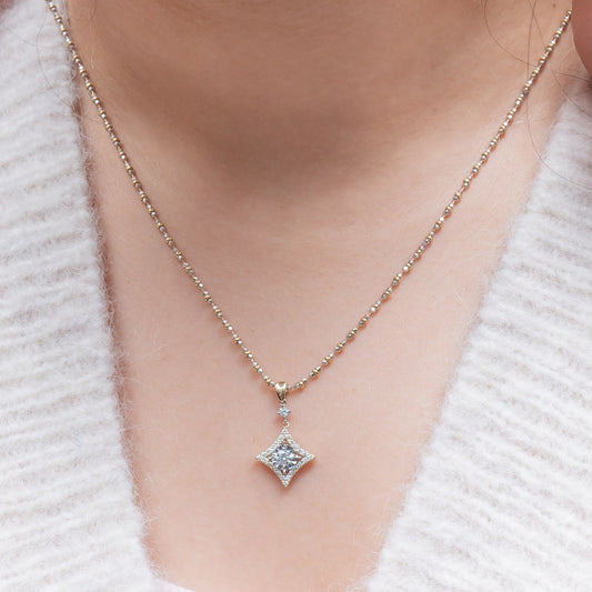 Dainty Star Diamond Pendant