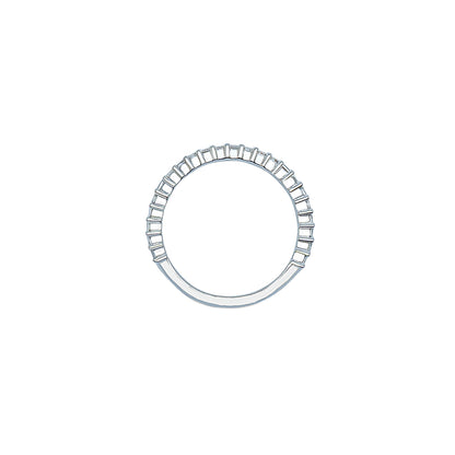 Eterna Emerald Wedding Band