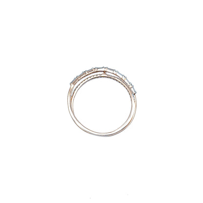 Delicate Crossover Diamond Band