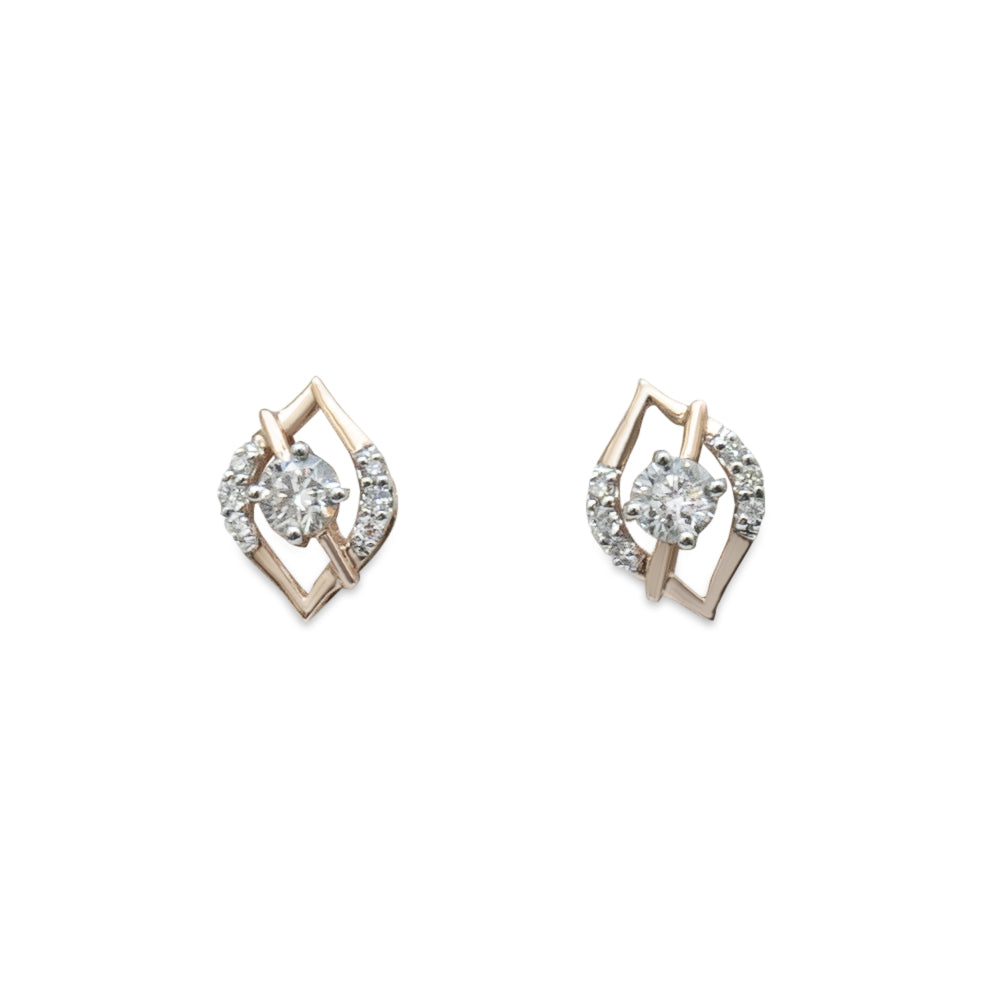 Diamond Evileye Stud Earrings