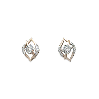 Diamond Evileye Stud Earrings