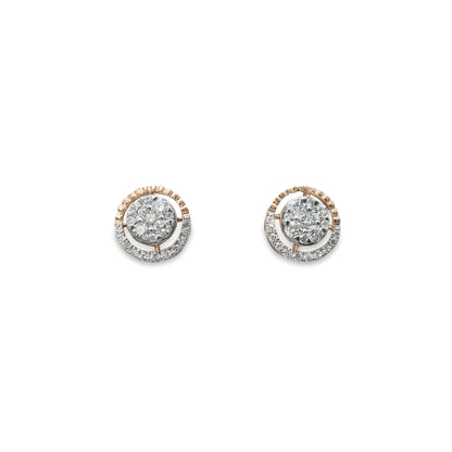 Infinity Swirl Diamond Studs