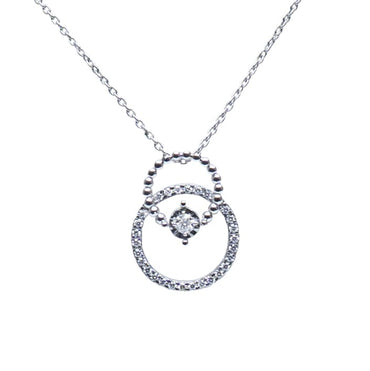 Overlapping luna pendant