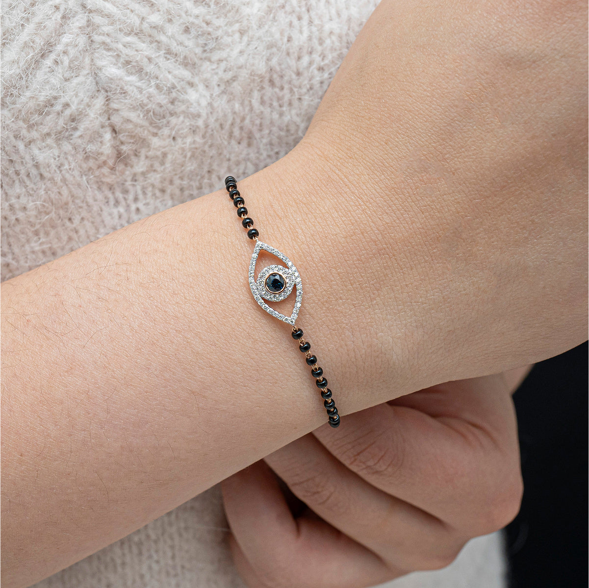 Evil Eye Diamond Bracelet