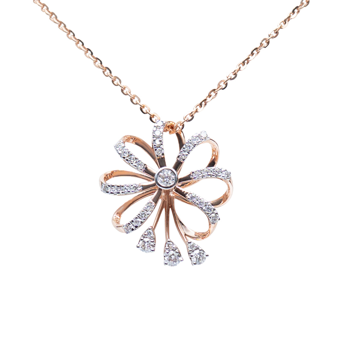 Bow Diamond Pendant