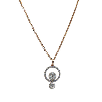 Luna Orbit Diamond Pendant