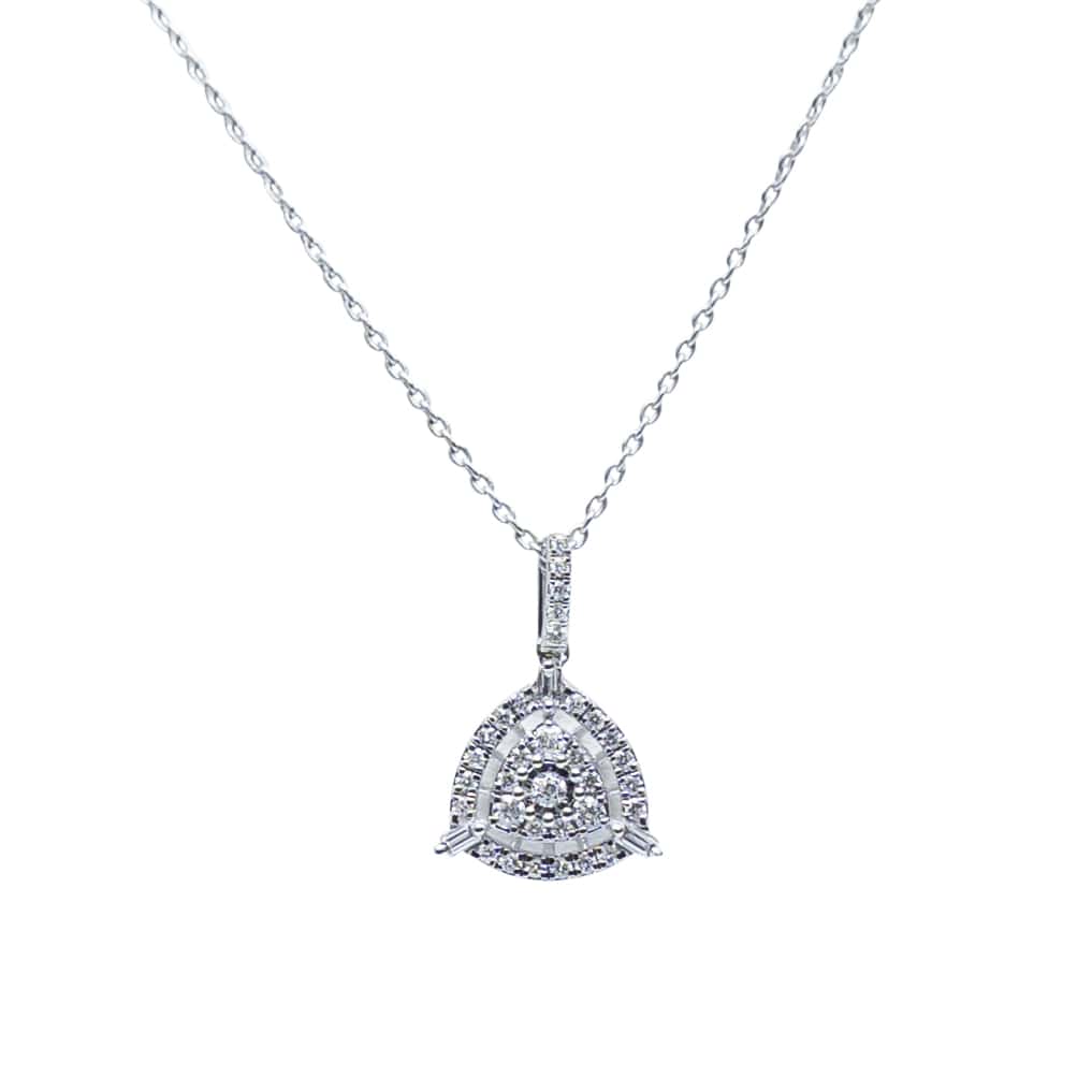 Trio Point Diamond Pendant