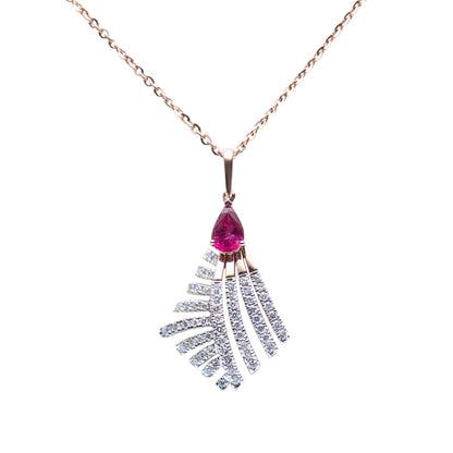 Ruby Radiant Pendant