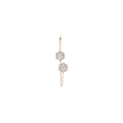 Pear Cut Flower Bracelet