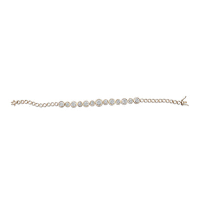 Ember Diamond Cluster Bracelet