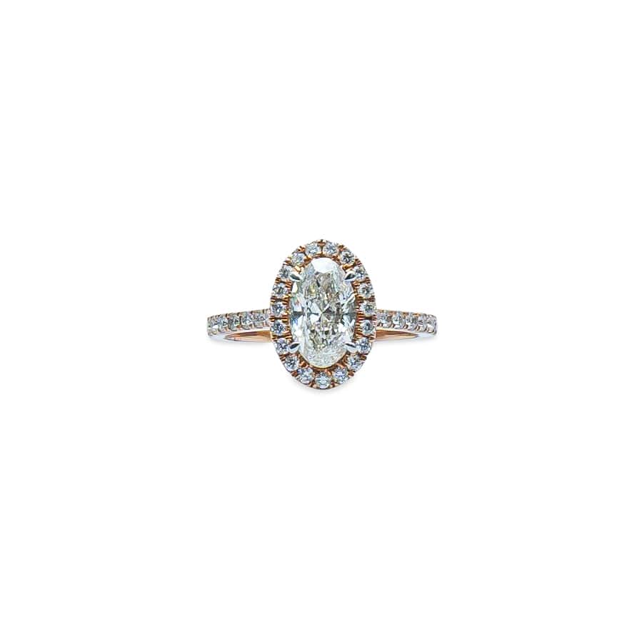 Enchanted Oval Diamond Ring