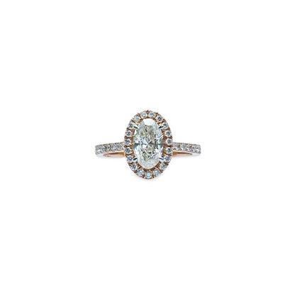 Enchanted Oval Diamond Ring